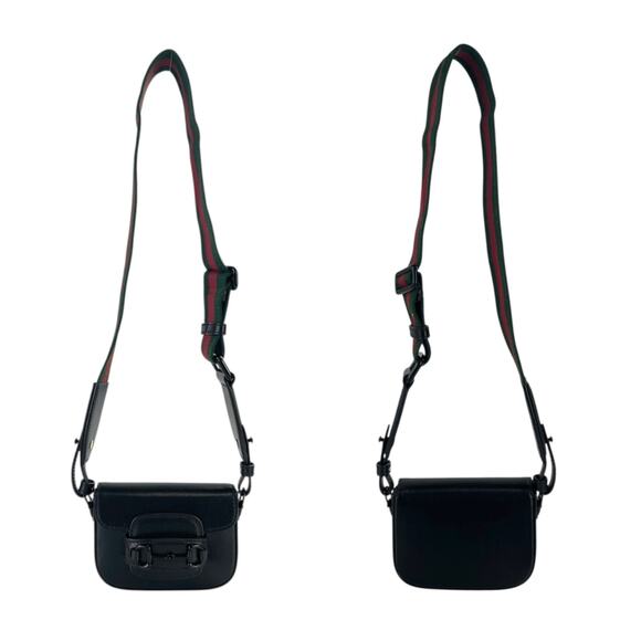 Gucci Azalea Calfskin Horsebit 1955 Wallet On Chain - Picture 4 of 9